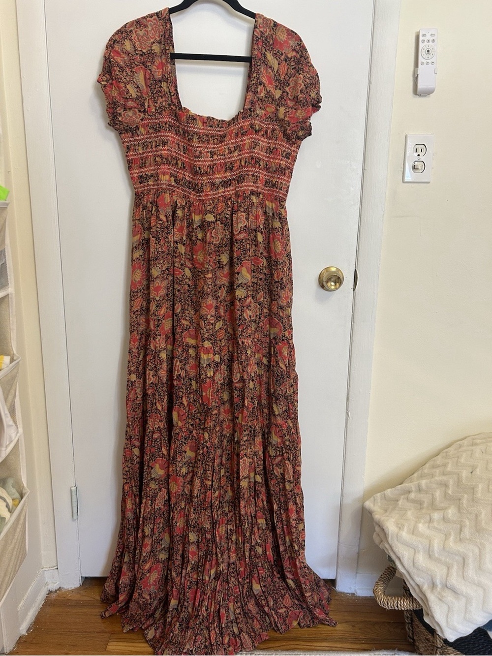 Free People Getaway Tiered Floral Maxi Dress